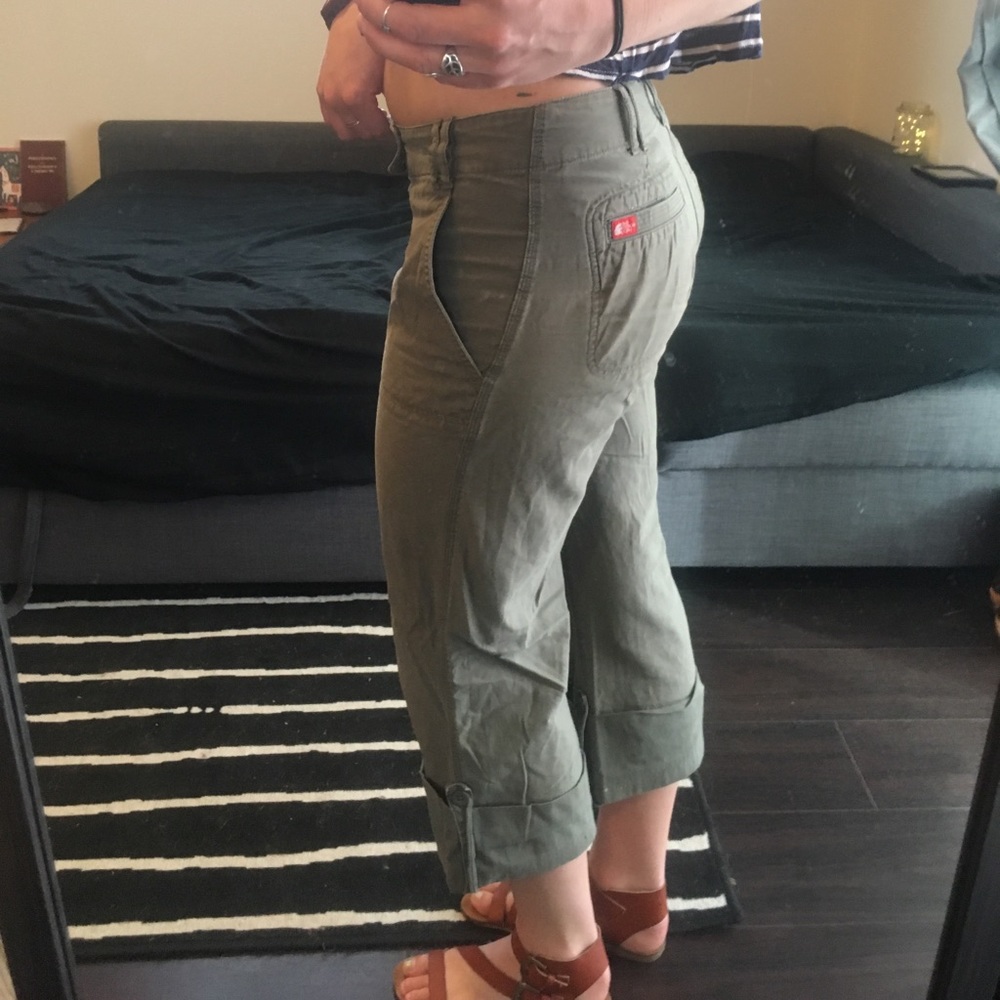 North Face Capri Green Khakis